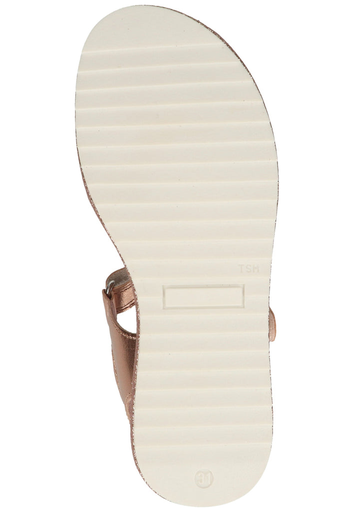 Richter Sandalen Leder/Textil Gold/Rosa