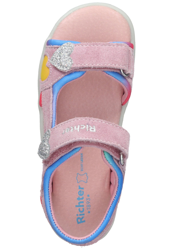 Richter Sandalen Leder/Textil Hellrosa