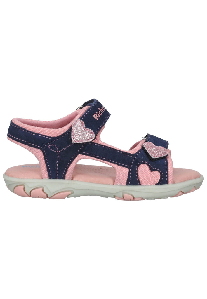 Richter Sandalen Leder/Textil Rosa