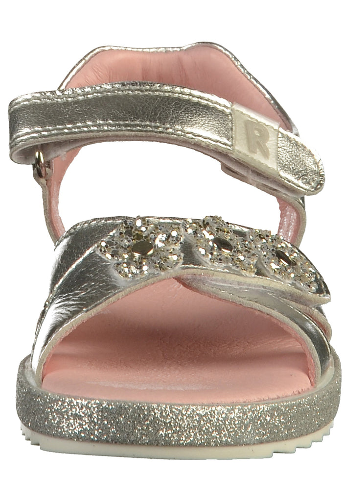 Richter Sandalen Leder/Textil Silber