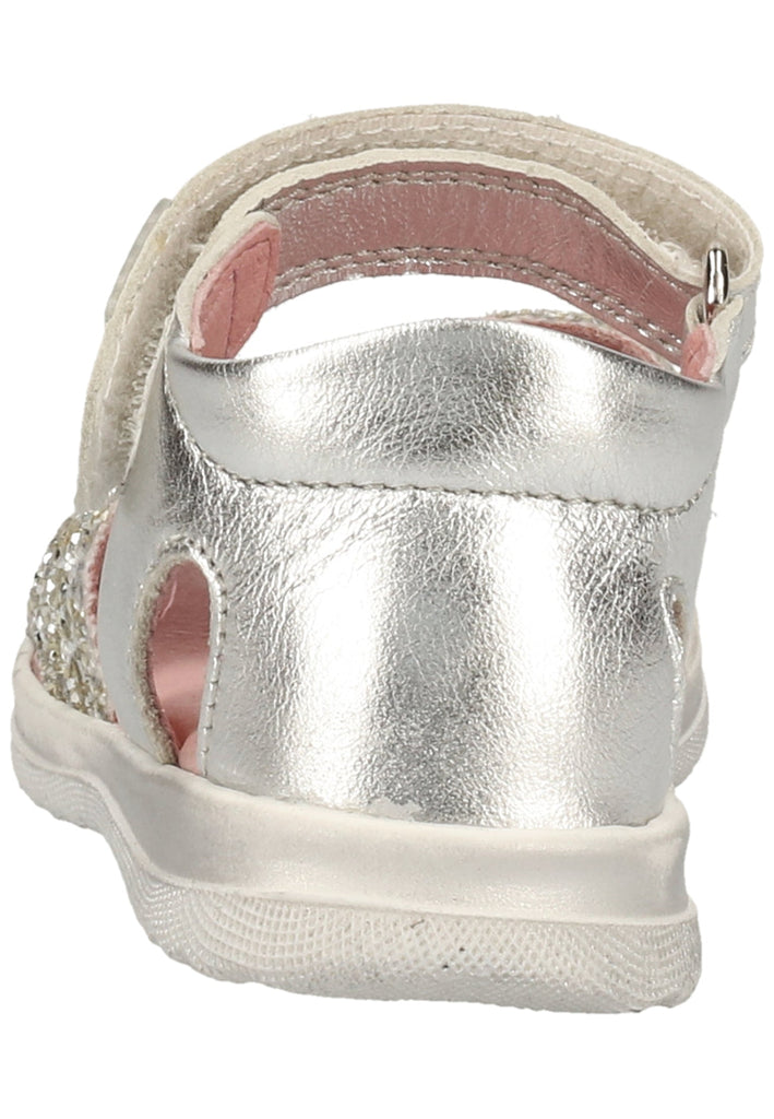 Richter Sandalen Leder/Textil Silber