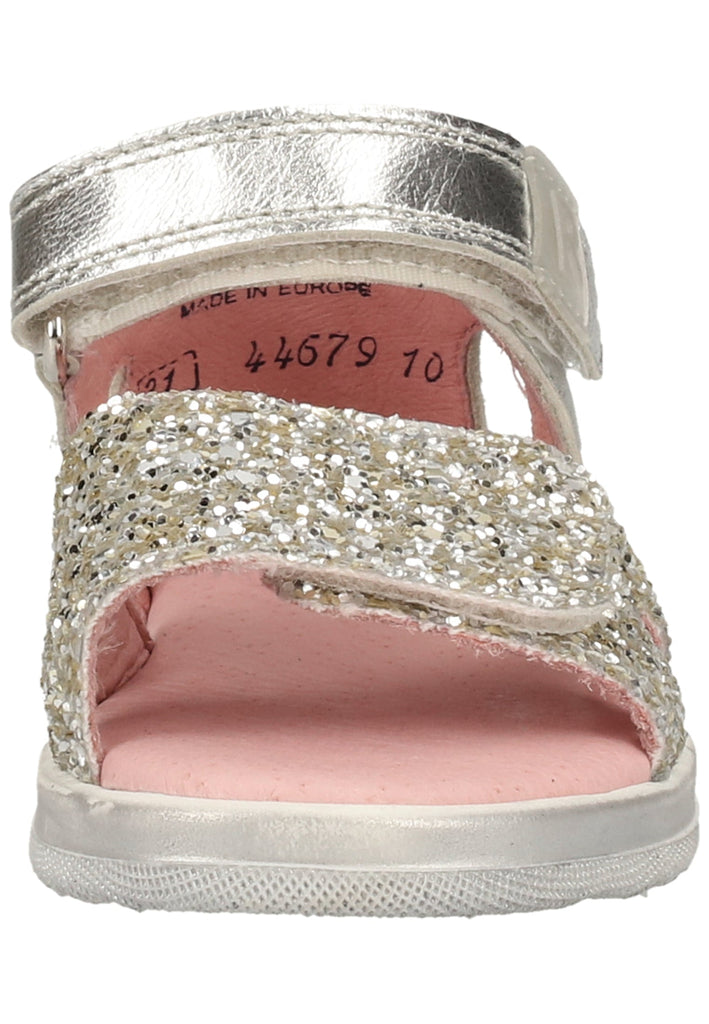 Richter Sandalen Leder/Textil Silber