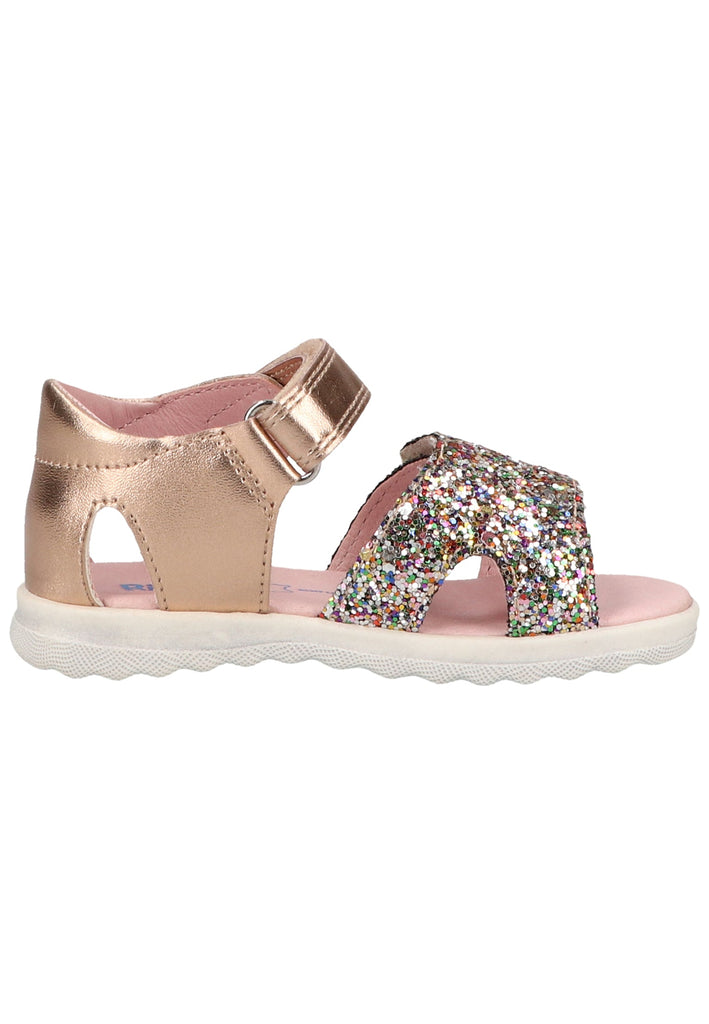 Richter Sandalen Lederimitat/Textil Gold