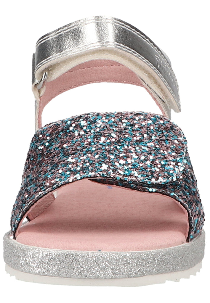 Richter Sandalen Lederimitat/Textil Silber