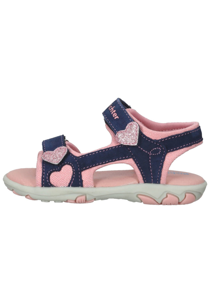 Sandalen Richter Sandalen Leder/Textil Rosa