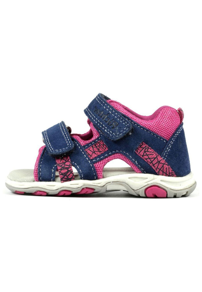 Sandalen Richter Sandalen Veloursleder/Textil Blau/Pink