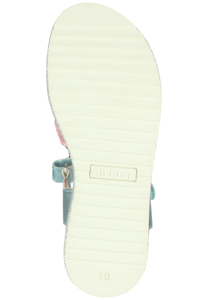 Richter Sandalen Textil Blau/Pink