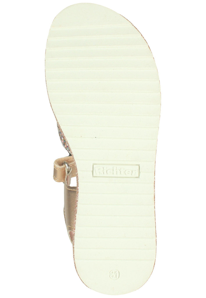 Richter Sandalen Textil Gold
