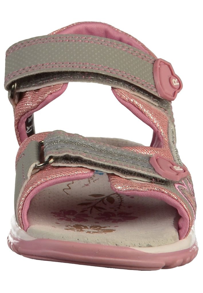 Richter Sandalen Textil Grau/Rosa