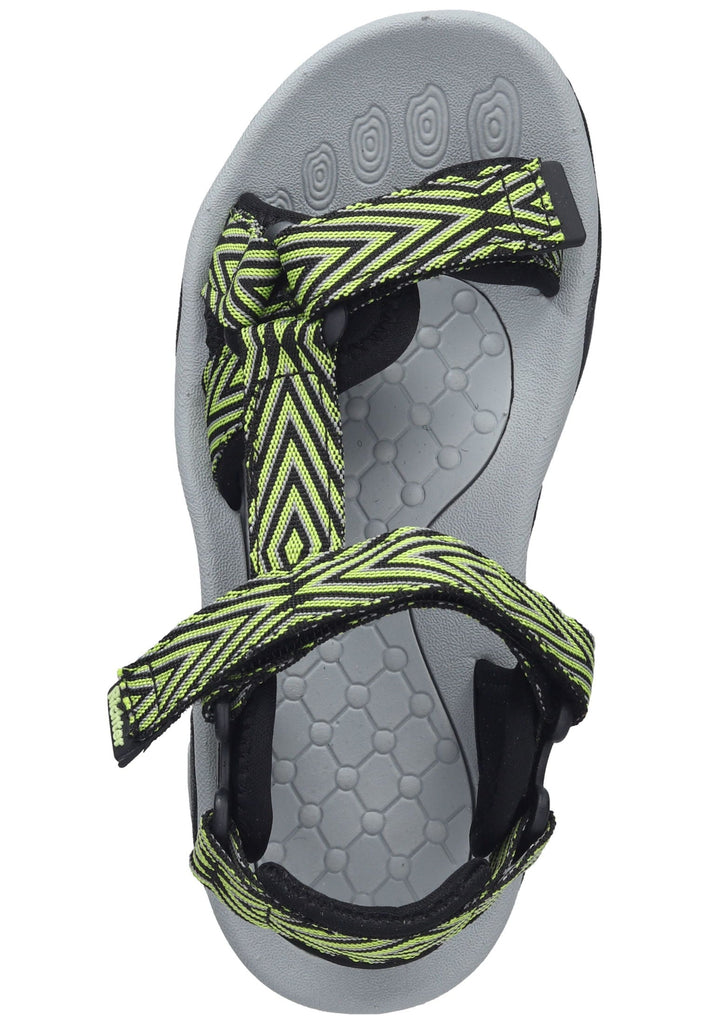 Richter Sandalen Textil Schwarz/Gelb