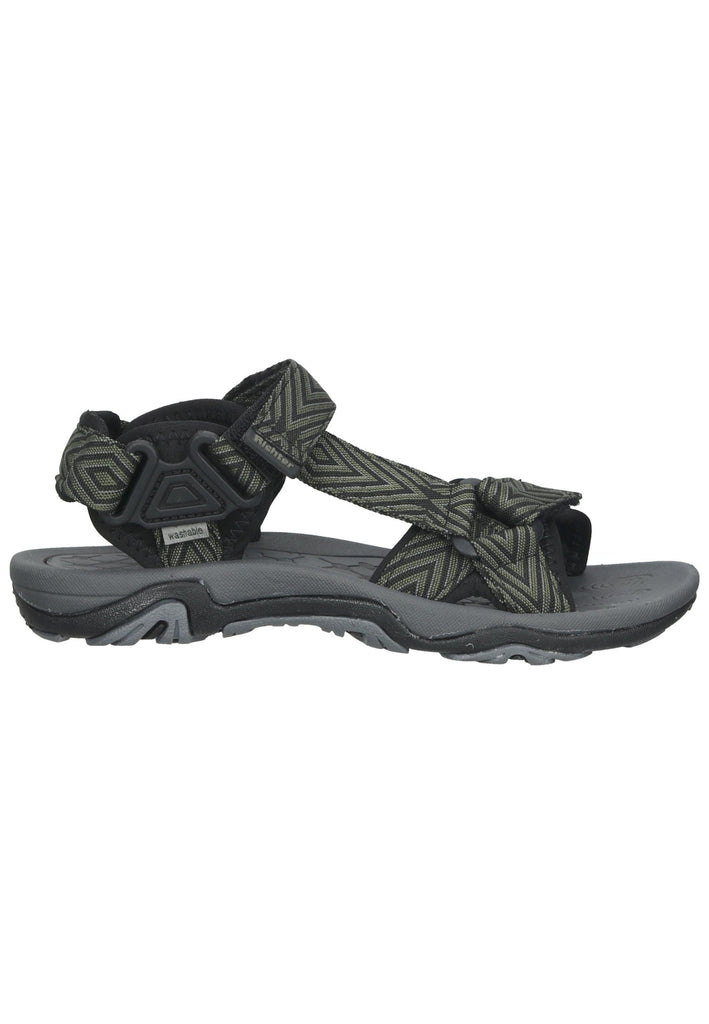 Richter Sandalen Textil Schwarz/Grau