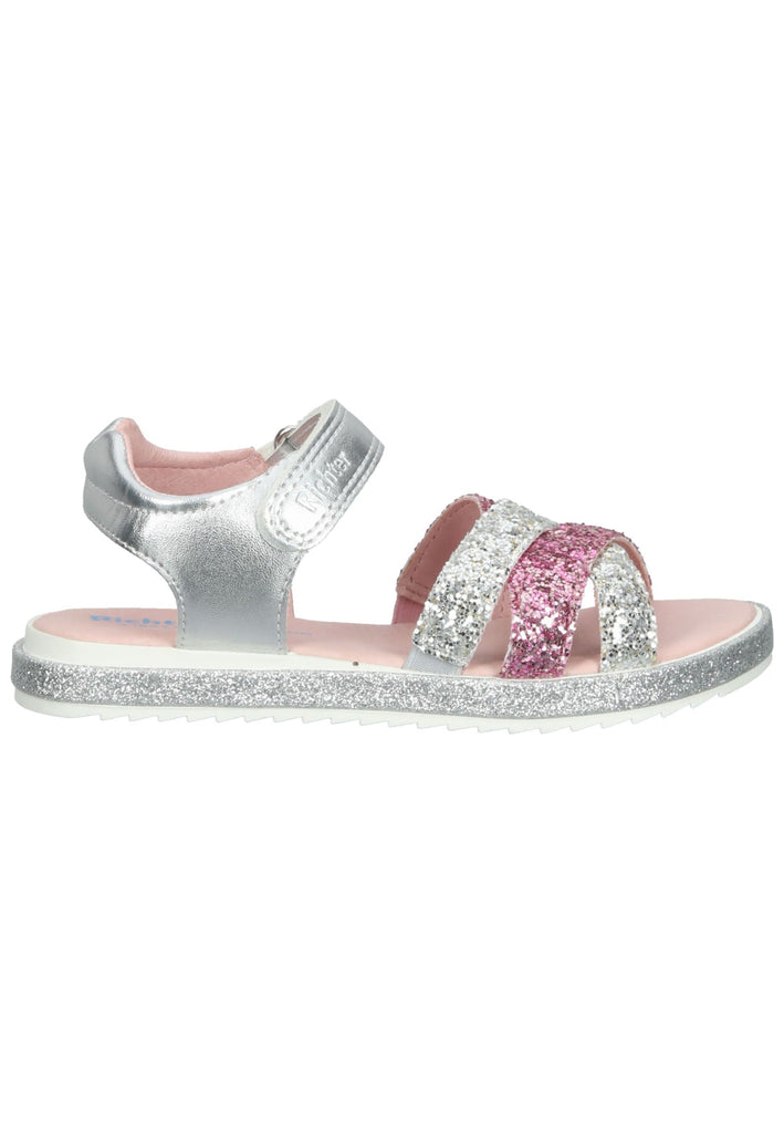 Richter Sandalen Textil Silber/Rosa