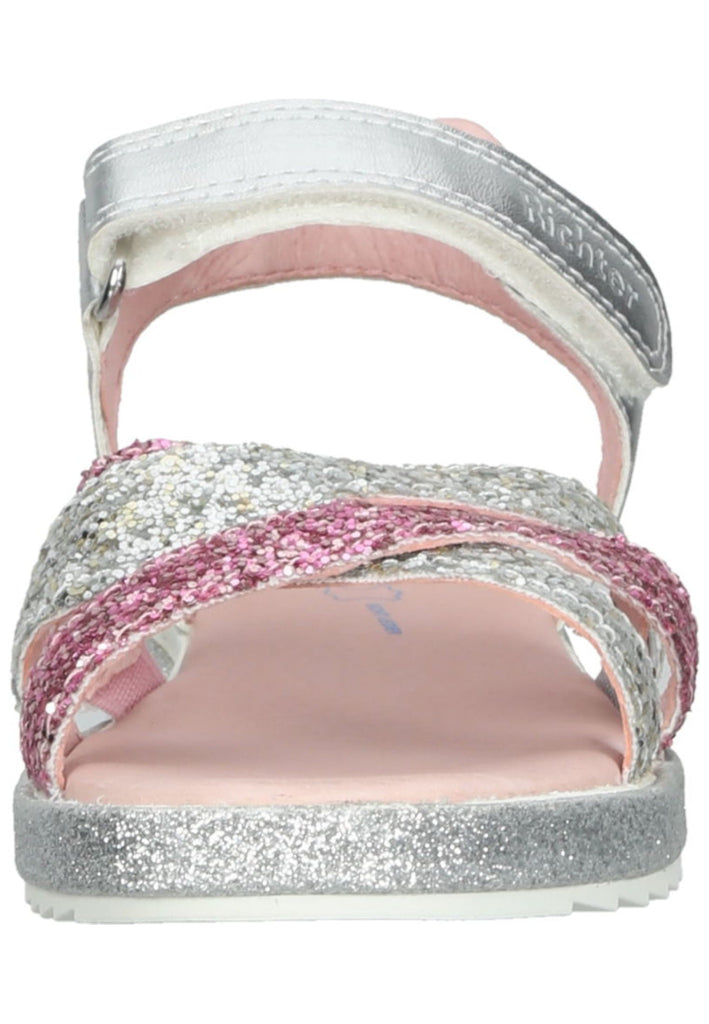 Richter Sandalen Textil Silber/Rosa