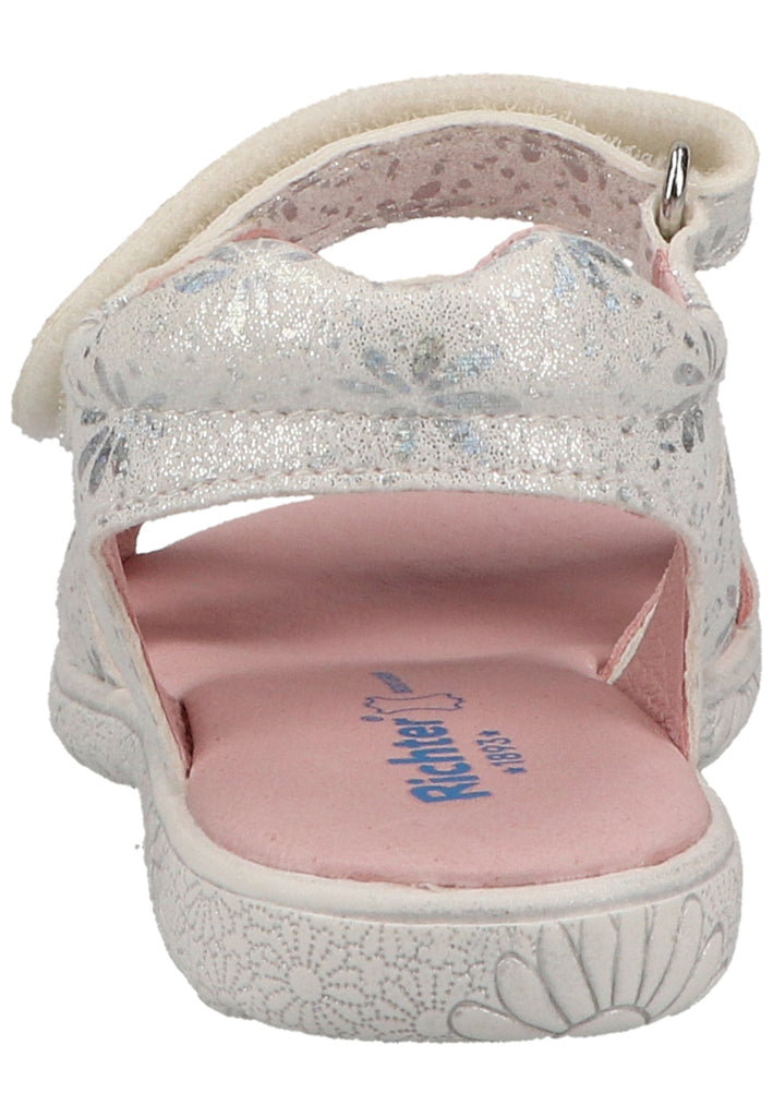 Richter Sandalen Textil Weiß/Silber