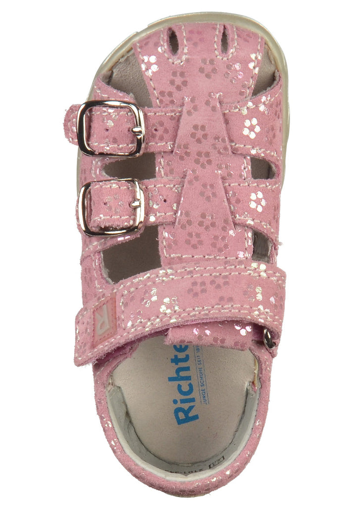 Richter Sandalen Veloursleder Rosa