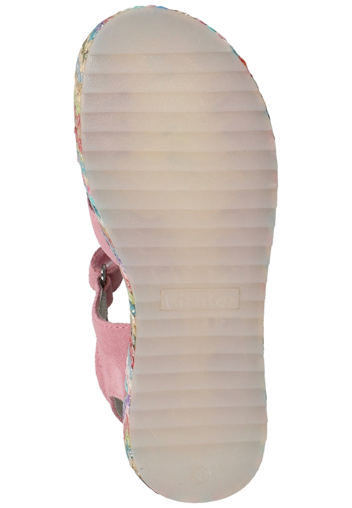 Richter Sandalen Veloursleder Rosa
