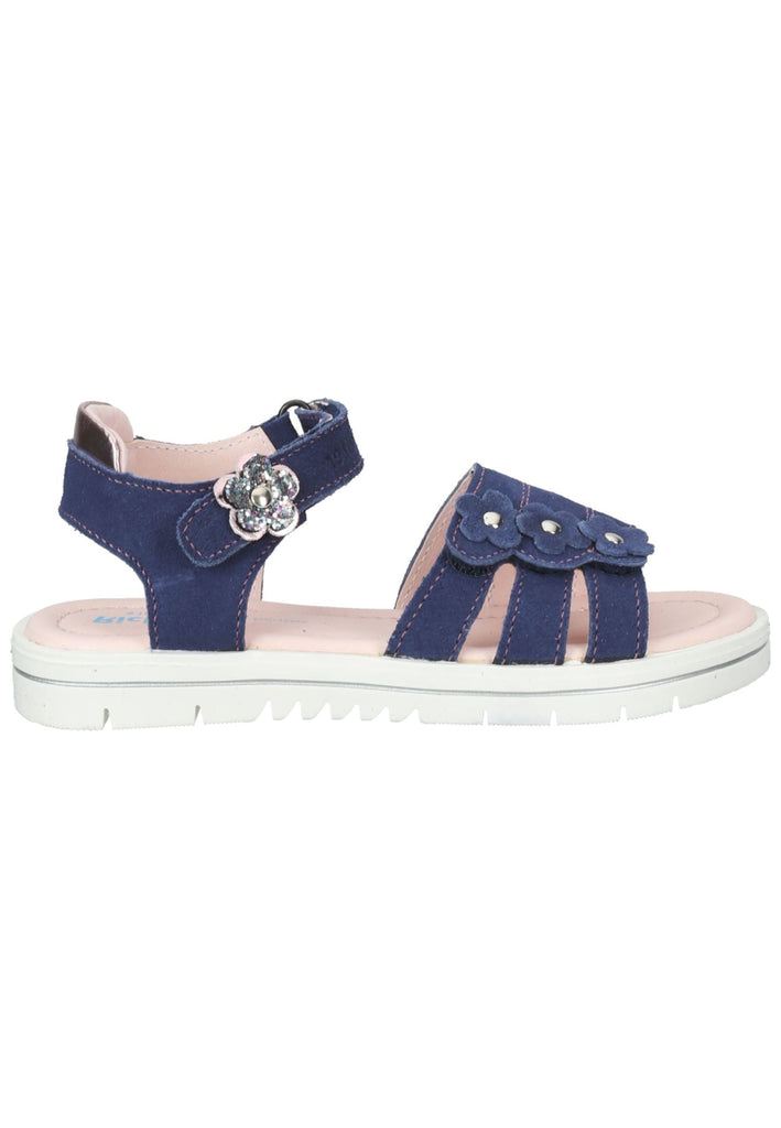 Richter Sandalen Veloursleder/Textil Blau
