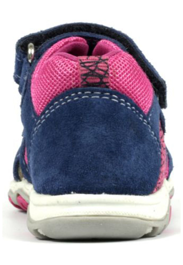 Richter Sandalen Veloursleder/Textil Blau/Pink