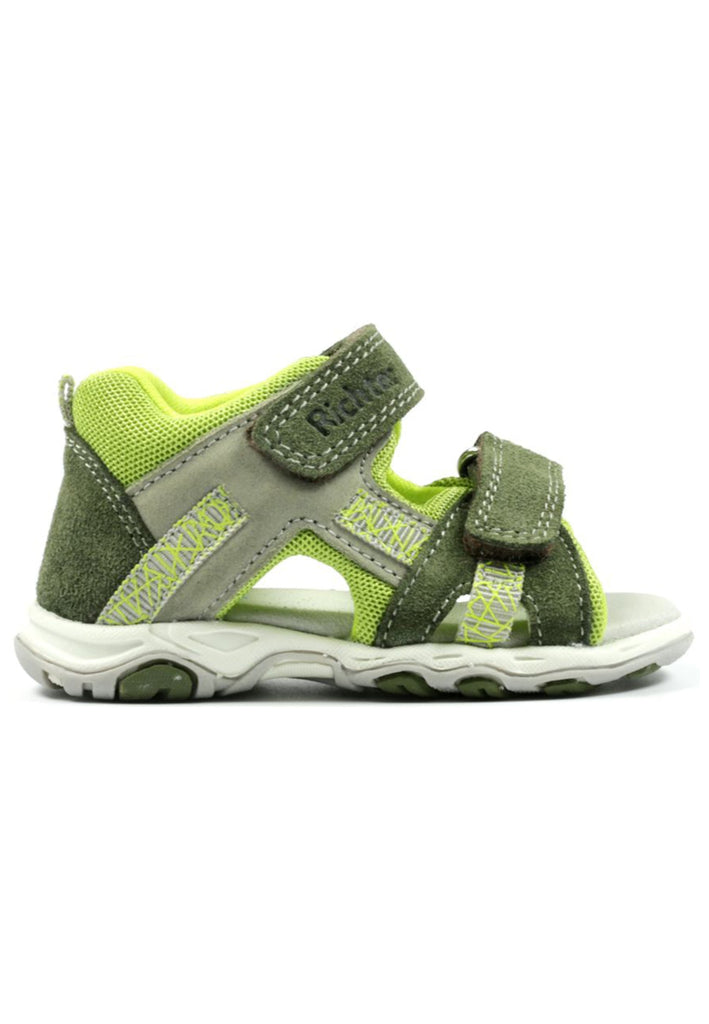 Richter Sandalen Veloursleder/Textil Grün