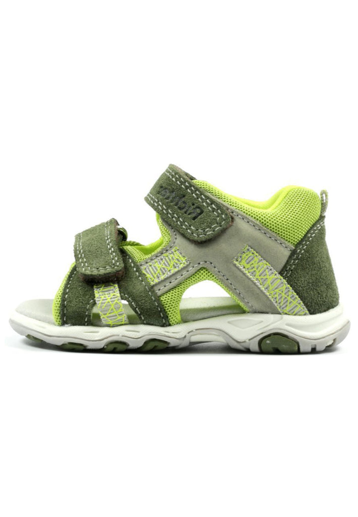 Richter Sandalen Veloursleder/Textil Grün