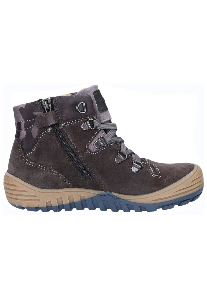 Richter Sneaker Leder Dunkelgrau