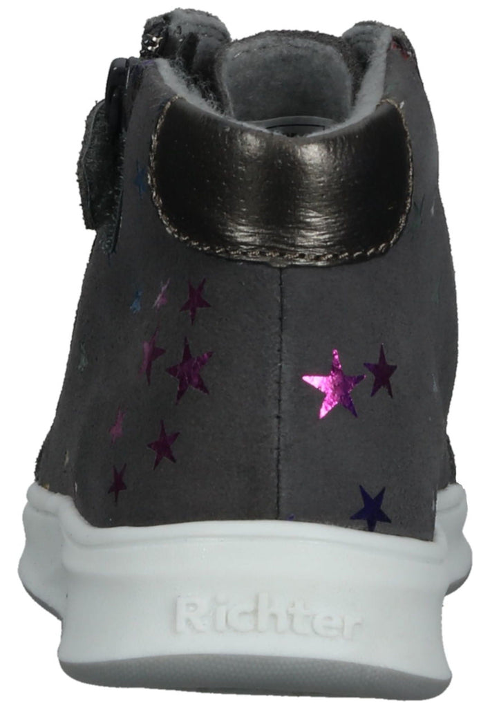 Richter Sneaker Leder Grau/Silber