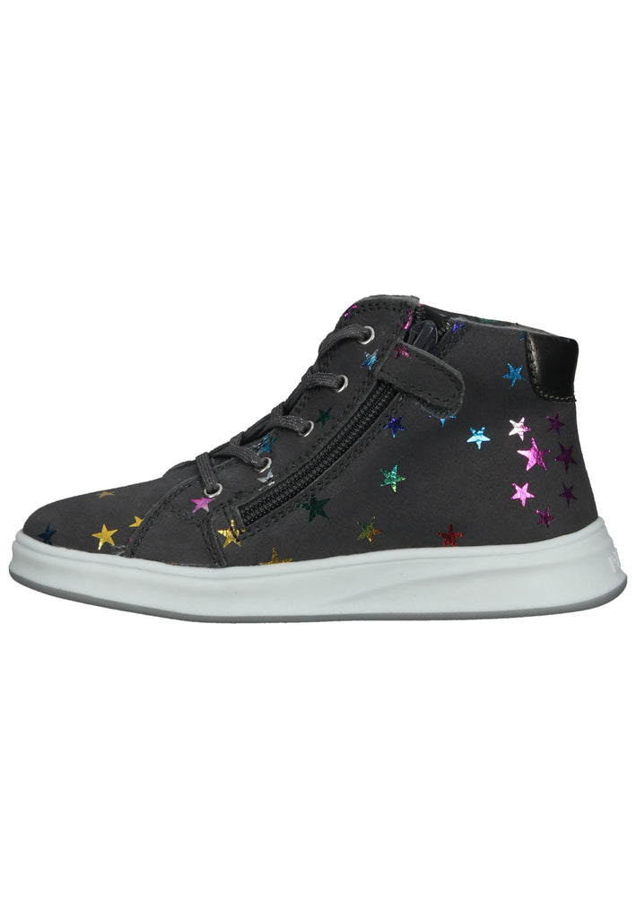 Richter Sneaker Leder Grau/Silber