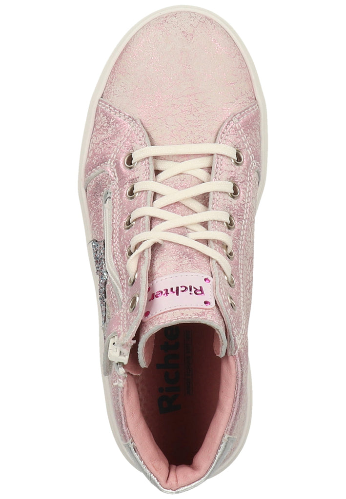 Richter Sneaker Leder Rosa/Silber