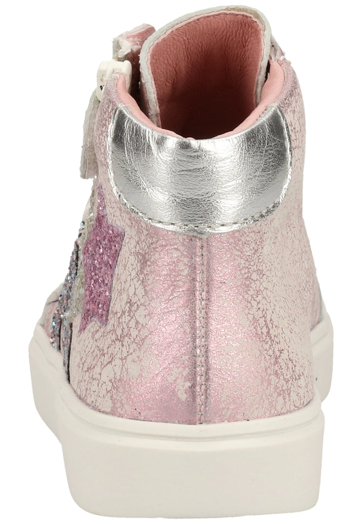 Richter Sneaker Leder Rosa/Silber