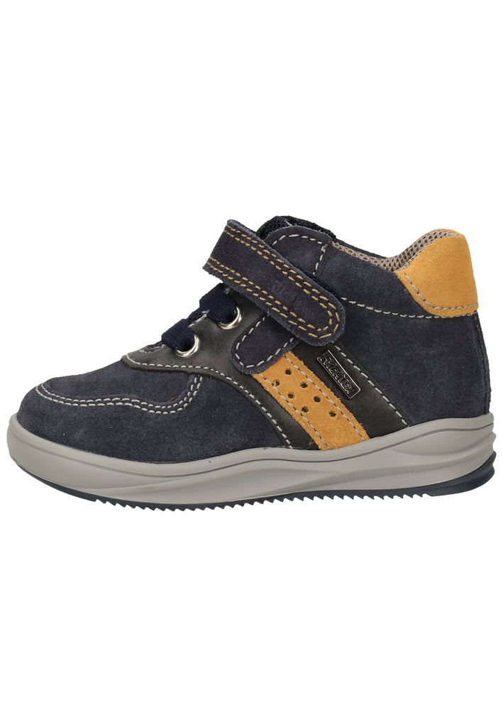 Richter Sneaker Leder/Textil Blau/Gelb