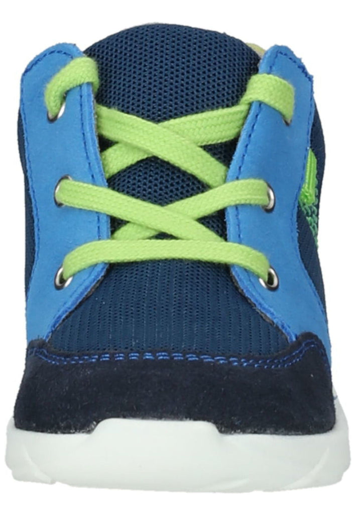 Richter Sneaker Leder/Textil Blau/Lime