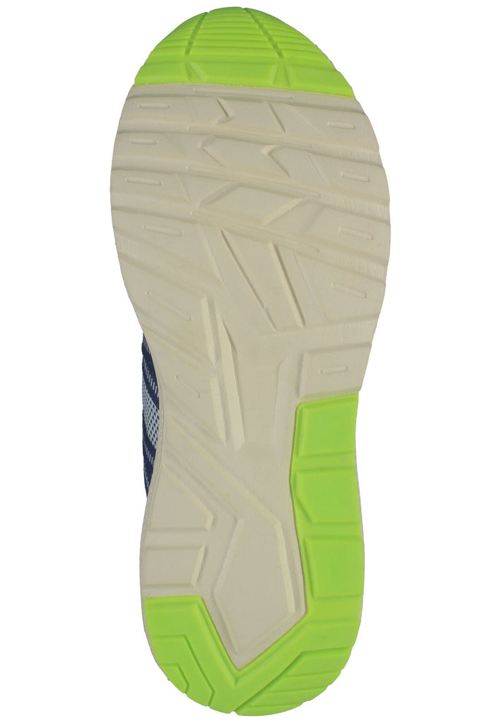 Richter Sneaker Leder/Textil Blau/Lime