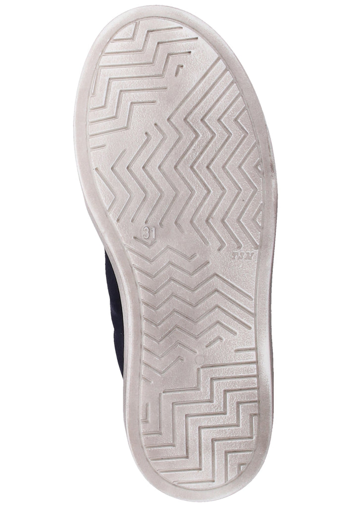 Richter Sneaker Leder/Textil Blau Warmfutter