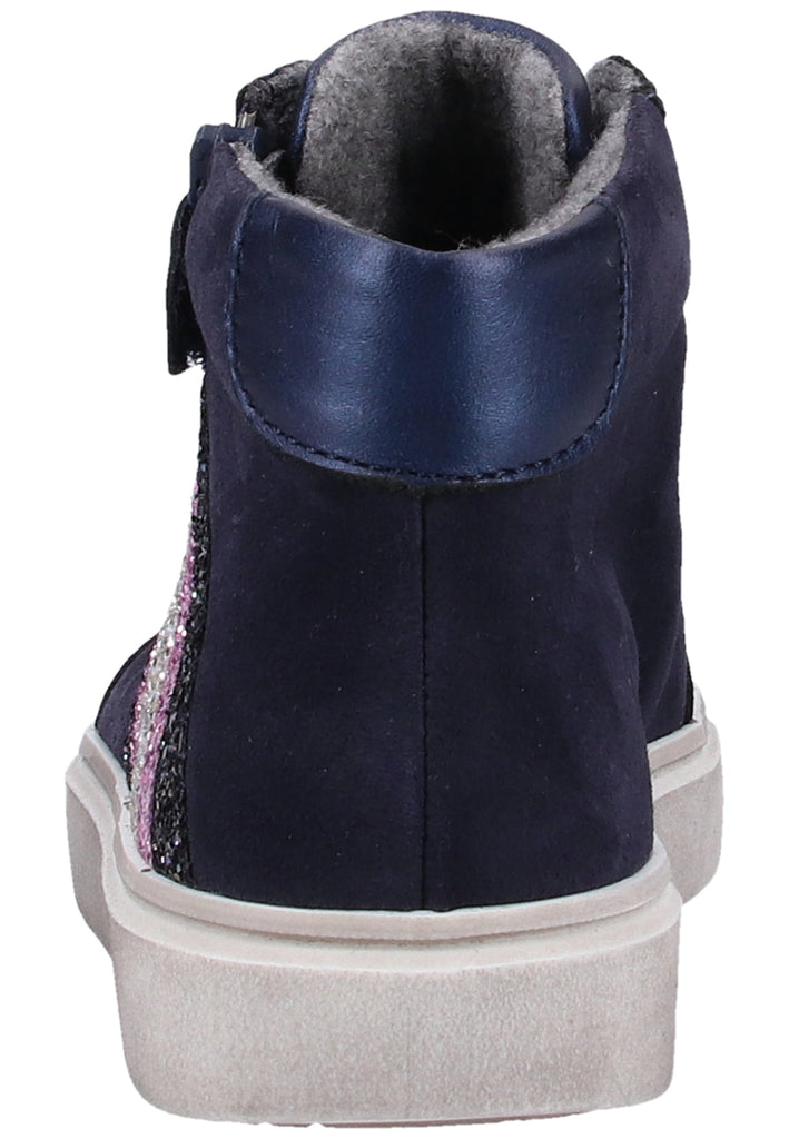 Richter Sneaker Leder/Textil Blau Warmfutter