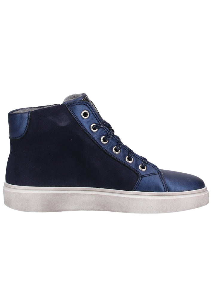 Richter Sneaker Leder/Textil Blau Warmfutter