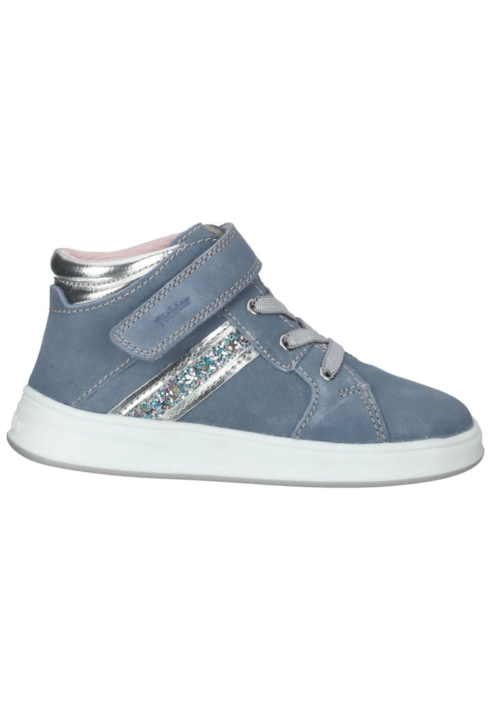 Richter Sneaker Leder/Textil Hellblau/Silber