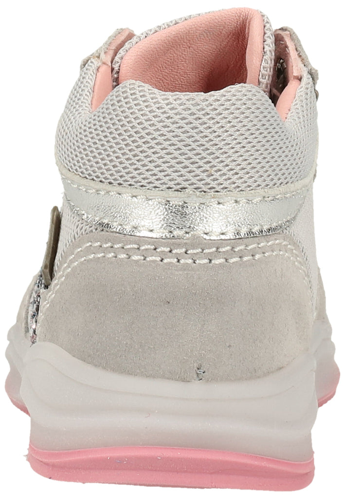 Richter Sneaker Leder/Textil Hellgrau/Silber