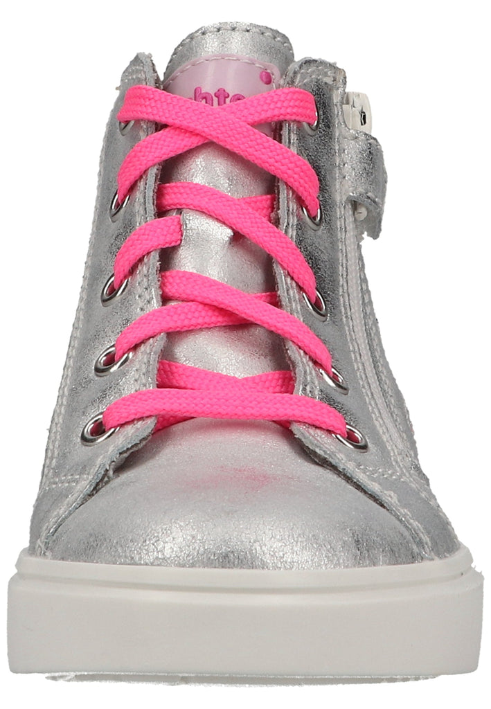 Richter Sneaker Leder/Textil Silber/Rosa