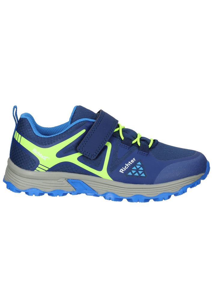 Richter Sneaker Lederimitat/Textil Blau/Lime