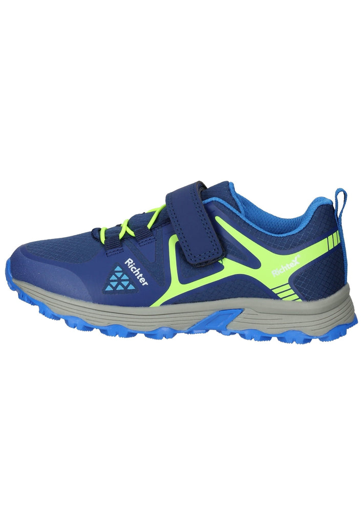 Richter Sneaker Lederimitat/Textil Blau/Lime