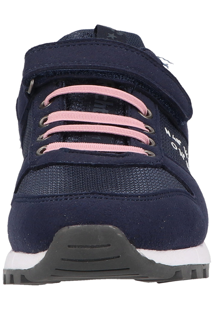 Richter Sneaker Lederimitat/Textil Dunkelbau/Silber