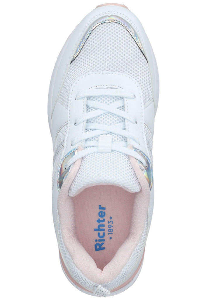 Richter Sneaker Lederimitat/Textil Weiß