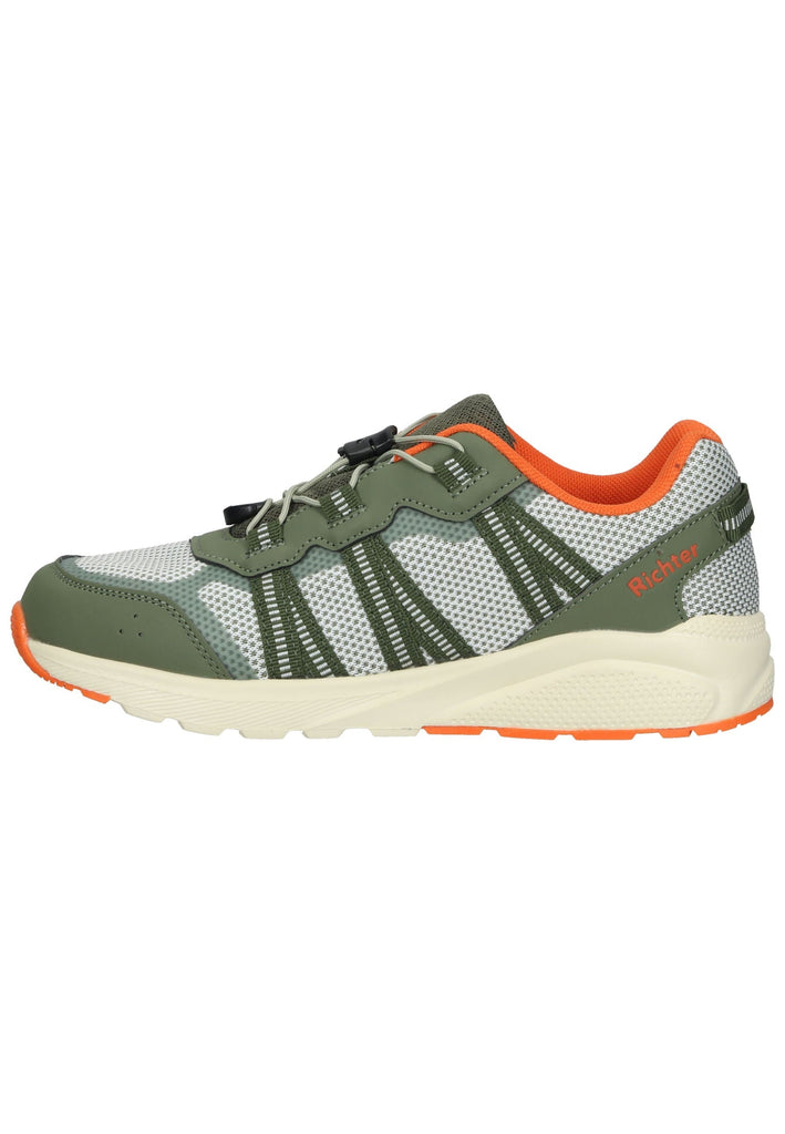 Sneaker Richter Sneaker Leder/Textil Beige/Grün