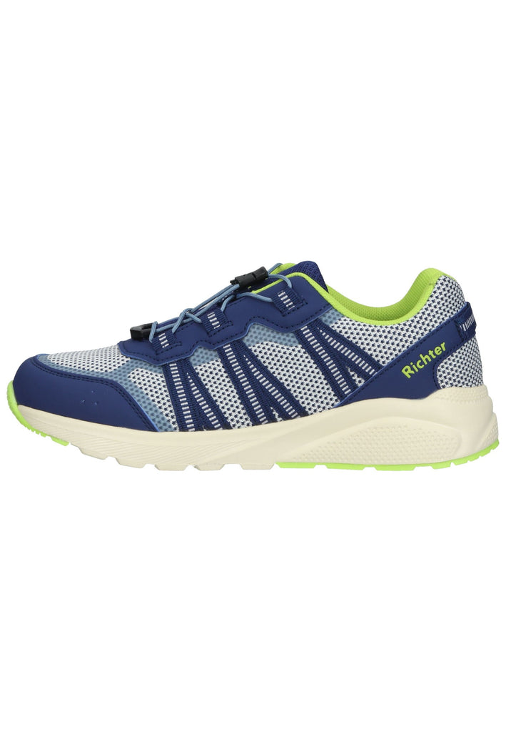 Sneaker Richter Sneaker Leder/Textil Blau/Lime