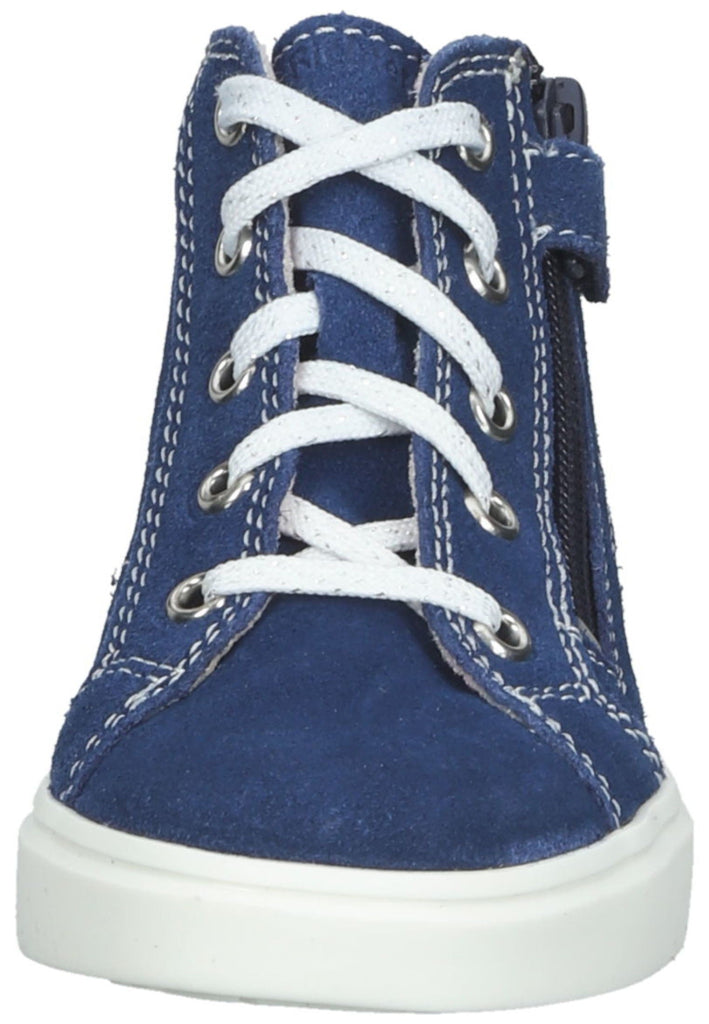 Richter Sneaker Veloursleder Blau/Silber