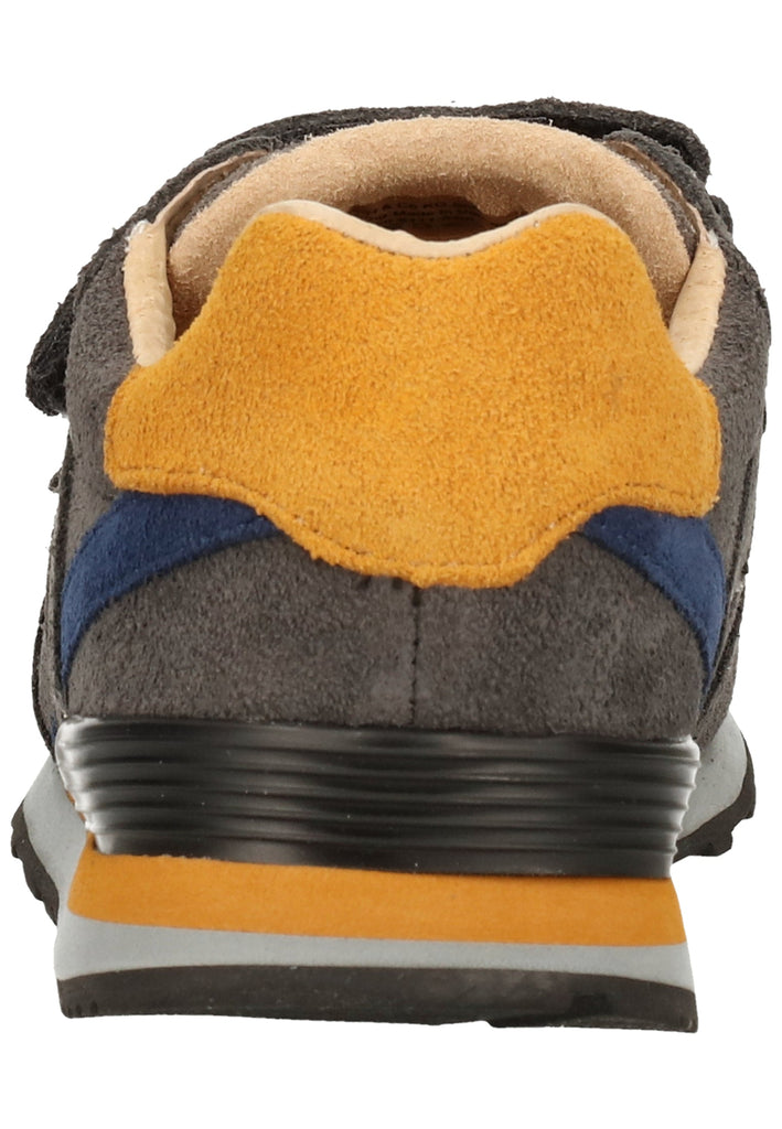 Richter Sneaker Veloursleder Grau/Gelb