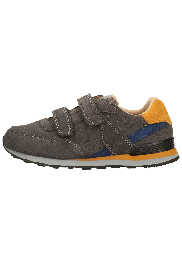 Richter Sneaker Veloursleder Grau/Gelb
