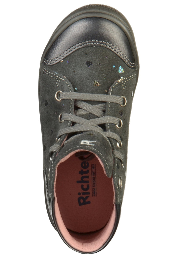Richter Sneaker Veloursleder Grau/Silber