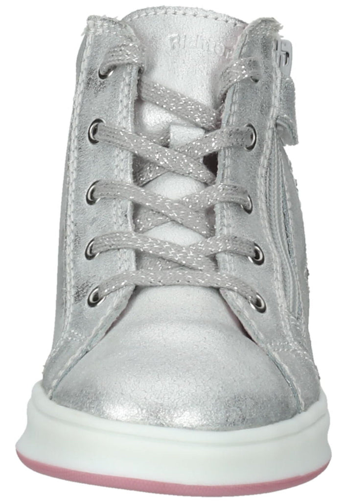 Richter Sneaker Veloursleder Silber