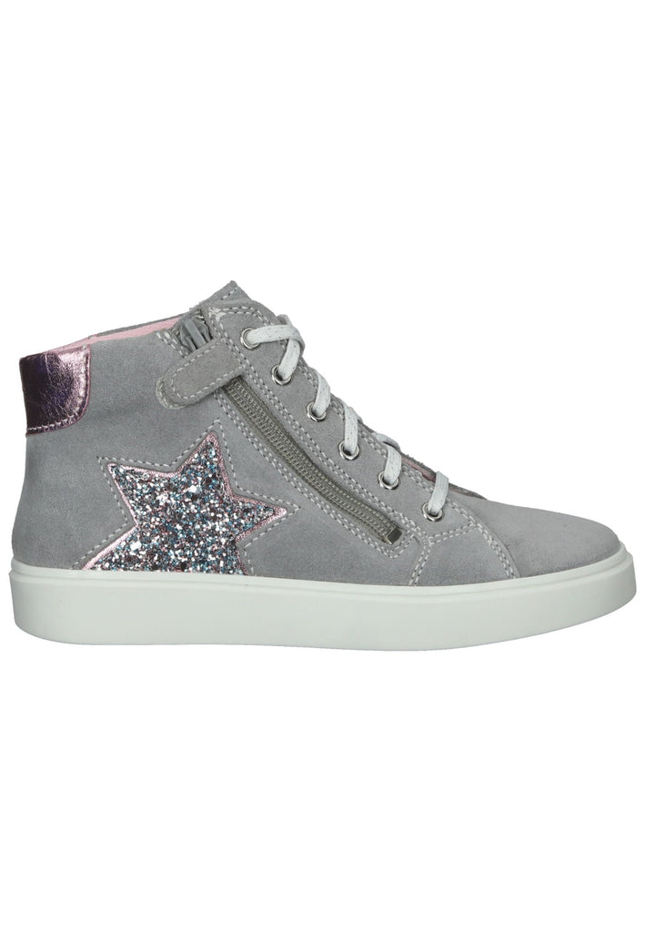 Richter Sneaker Veloursleder Silber